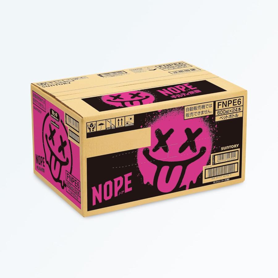 SUNTORY（サントリー） 「48本」 NOPE ノープ ギルティ炭酸 600ml 24本