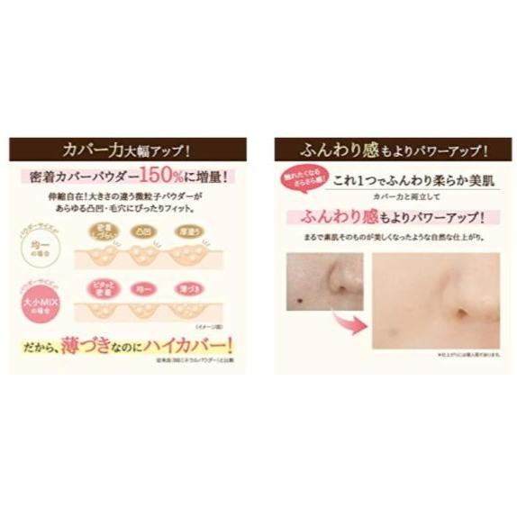 セット品] 毛穴パテ職人 ミネラル BBパウダーBU 明るい肌色 (色白さん