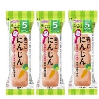 和光堂 はじめての離乳食 (5か月頃から幼児期まで) 裏ごし にんじん (3個入り) × 3個セット 【送料無料】|showpro|02