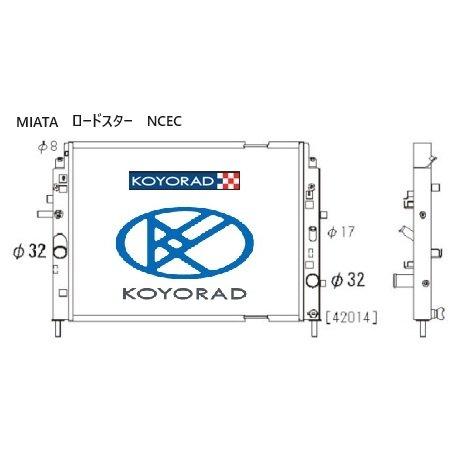 車検対応 コーヨーラジエーター KOYORAD コーヨーラド レーシング