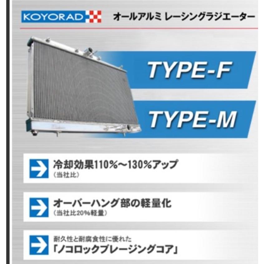 超軽量/高性能 コーヨーラジエーター KOYORAD コーヨーラド レーシング