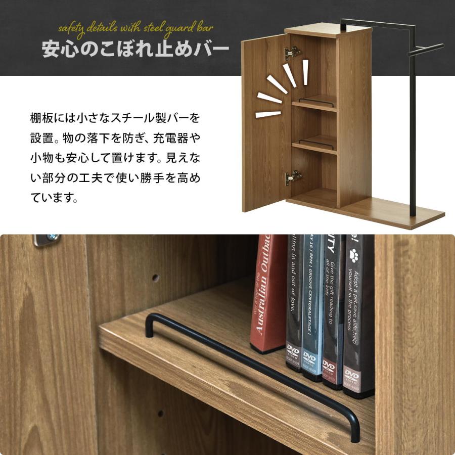 Noxia 収納付きハンガーラック 玄関収納付きハンガーラック T字バー付き コンパクト 収納棚 可動棚 扉付き 子ども部屋やエントランスに最適 |  | 04