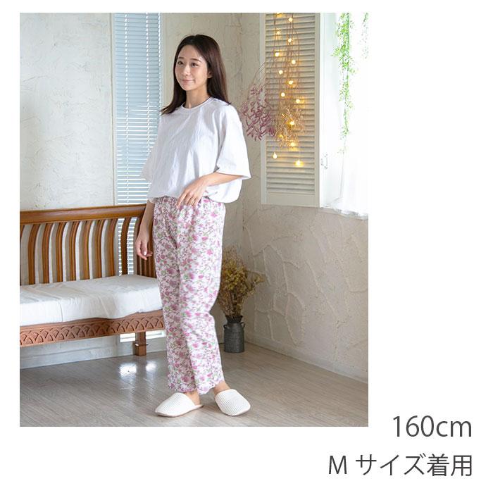 パジャマ ルームウェア 部屋着 ズボン パンツ 大きいサイズ レディース 花柄 可愛い ナイトウェア 春 夏 ルーム ウェア ギフト ルームウエア ナイトウエア | Show-pla | 07