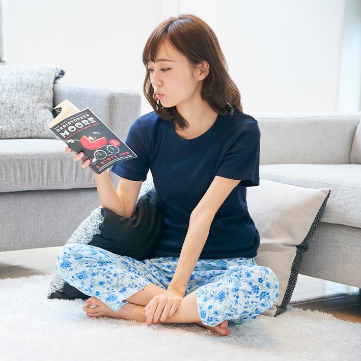 パジャマ ルームウェア 部屋着 ズボン パンツ 大きいサイズ レディース 花柄 可愛い ナイトウェア 春 夏 ルーム ウェア ギフト ルームウエア ナイトウエア | Show-pla | 13