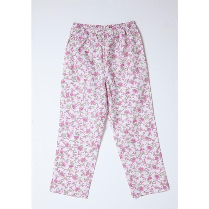 パジャマ ルームウェア 部屋着 ズボン パンツ 大きいサイズ レディース 花柄 可愛い ナイトウェア 春 夏 ルーム ウェア ギフト ルームウエア ナイトウエア | Show-pla | 10