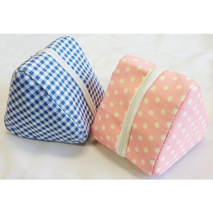 おにぎりポーチ おにぎりケース おむすび 保冷 保冷バック おにぎり袋 お弁当袋 お弁当箱 ランチボックス かわいい チェック 水玉 |  | 03
