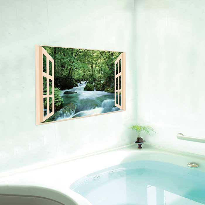 お風呂のポスター 風景 四季彩 お風呂に貼れる 桜 紅葉 渓流 富士山 お風呂 窓 壁紙 ウォールステッカー  景色 自然 父の日 ギフト |  | 07