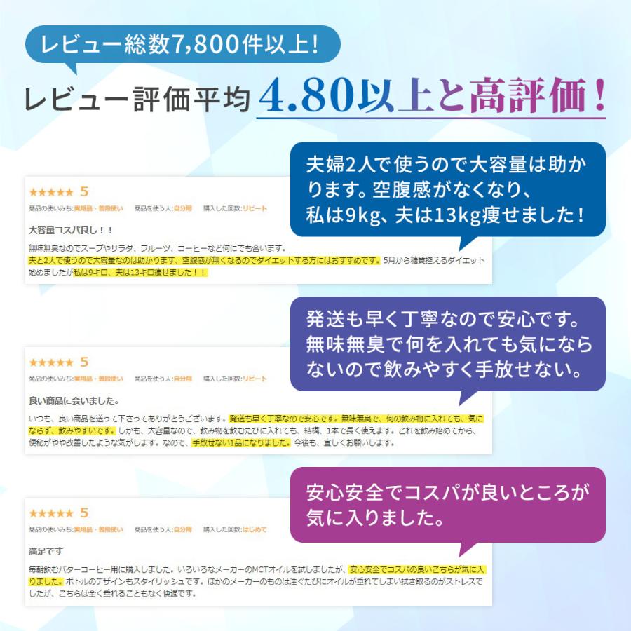 勝山ネクステージ MCTオイル 450g 3本セット | 特別送料無料 |大容量 コスパ で選ぶなら! 中鎖脂肪酸油 無味無臭 糖質ゼロ 健康食品｜shozankan-cocoil｜05