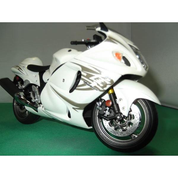 Ｗit's  BS127 1/12 SUZUKI GSX1300R 隼  白いこと 模型、プラモデル-オートバイ