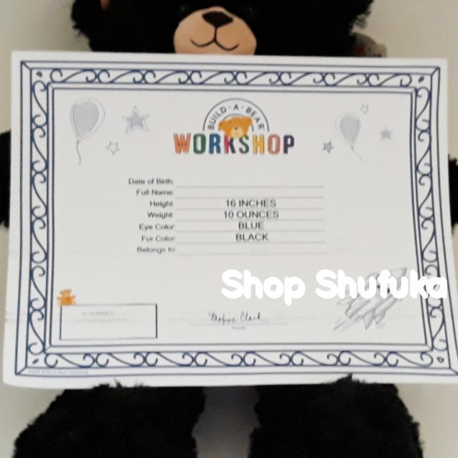 ビルドアベア テディベア ミッドナイトムーンベアー Midnight Moon Bear 黒 ブラック くま 出生証明書付 アメリカ限定 Build A Bear Work Shop 0019 D Heart D 通販 Yahoo ショッピング