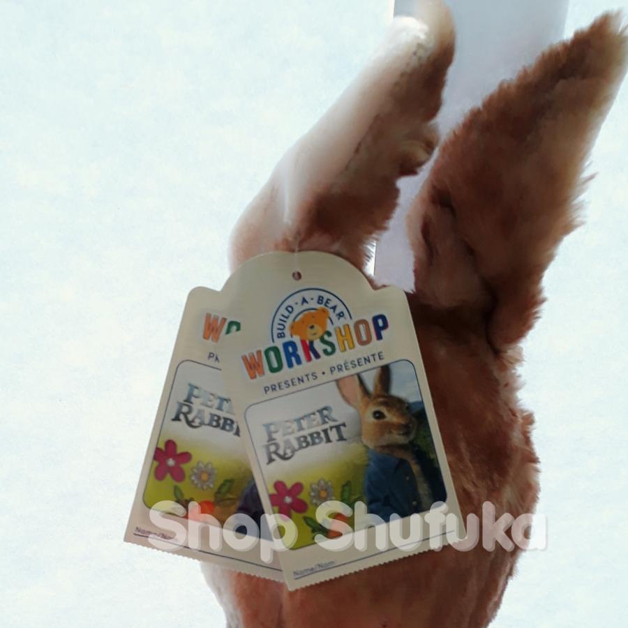 ビルドアベア ピーターラビット ぬいぐるみ 38cm 茶色 出生証明書付 アメリカ購入 ウサギ うさぎ Peter Rabbit Build A Bear Work Shop｜shu-fu-ka｜08