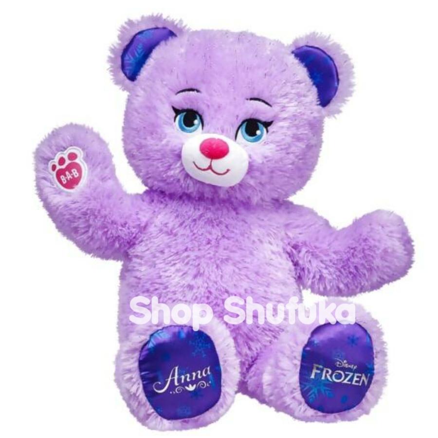 ビルドアベア ディズニー アナと雪の女王 アナ ぬいぐるみ 40cm パープル Disney Frozen Anna Inspired Build A Bear 0074 D Heart D 通販 Yahoo ショッピング