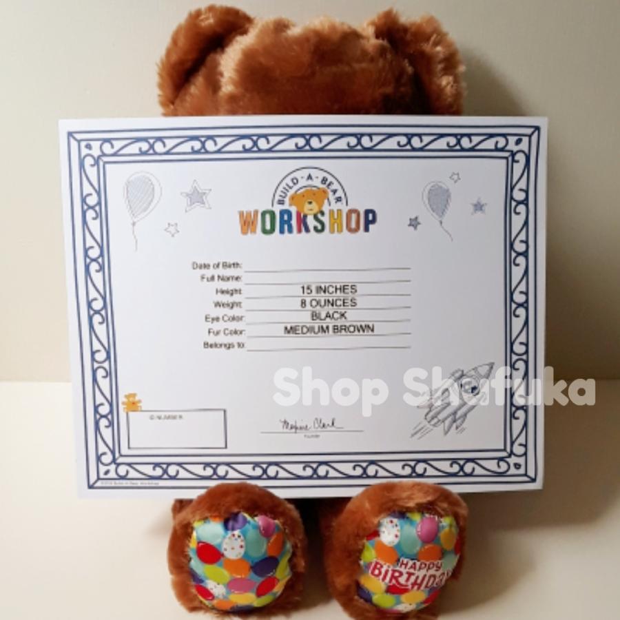 ビルドアベア ハッピー バースデー テディベア ぬいぐるみ 誕生 ビルドアベア ハッピー バースデー テディベア ぬいぐるみ 誕生
