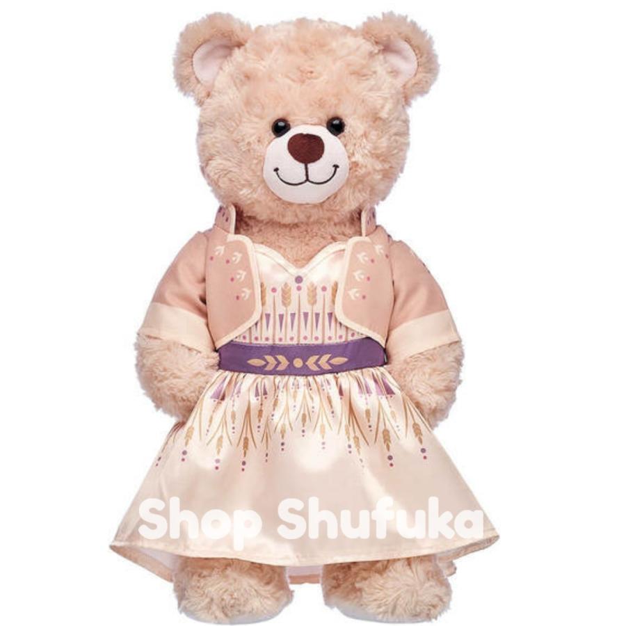 ビルドアベア アナと雪の女王 2 アナ ドレス テディベア ぬいぐるみ コスチューム シェリーメイ ベージュ Sサイズ ディズニー プリンセス c0014 D Heart D 通販 Yahoo ショッピング