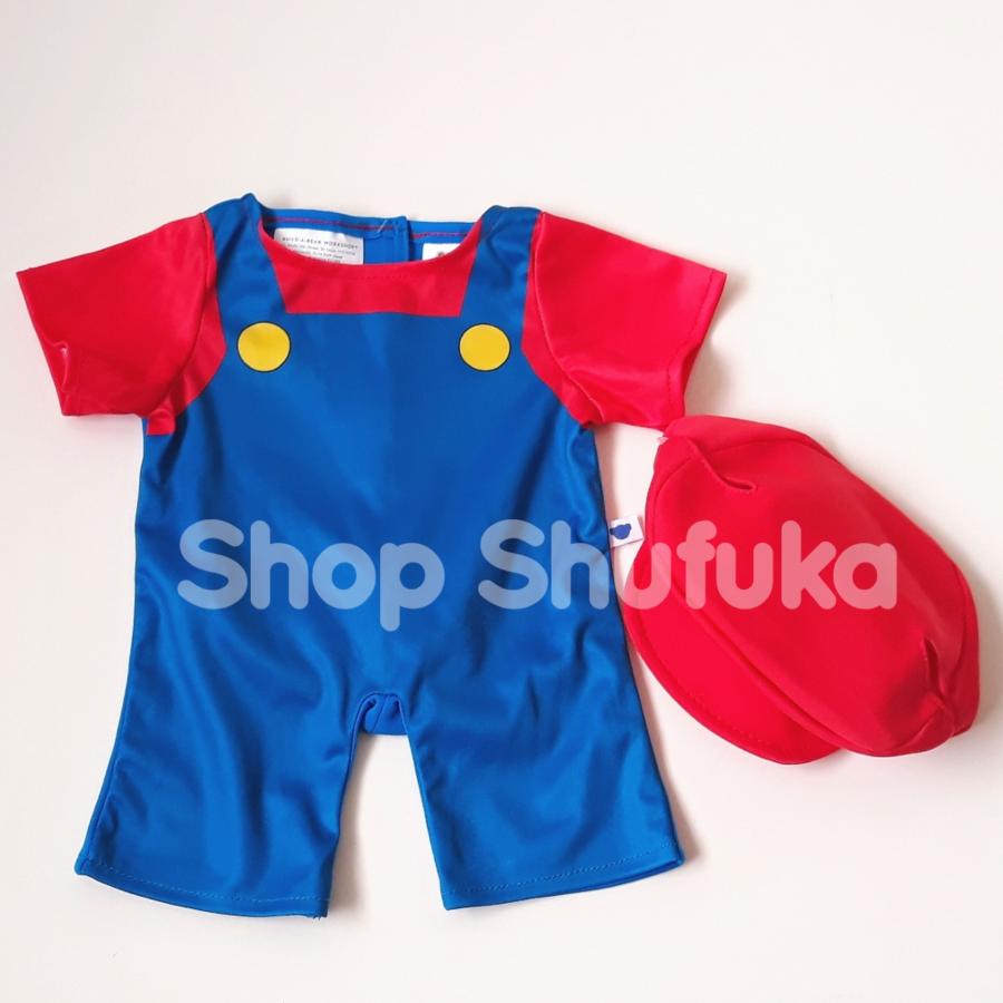 スーパーマリオ ビルドアベア マリオ ぬいぐるみ用 コスチューム 帽子