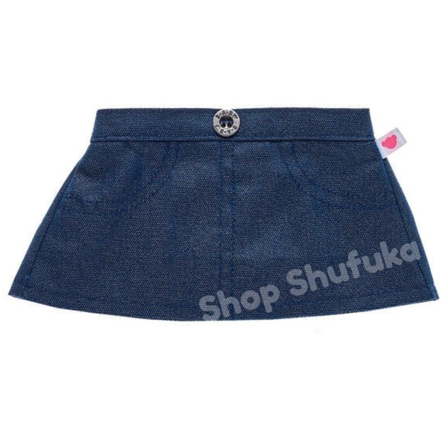 ビルドアベア デニム スカート ミニ ぬいぐるみ テディベア シェリー