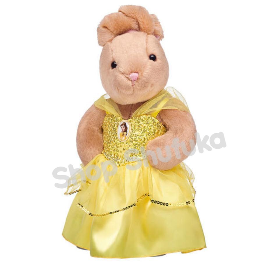 ディズニープリンセス ビルドアベア ベル ドレス ぬいぐるみ 黄色 美女