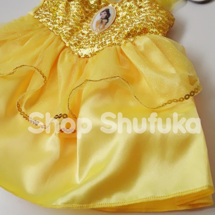 ディズニープリンセス ビルドアベア ベル ドレス ぬいぐるみ 黄色 美女