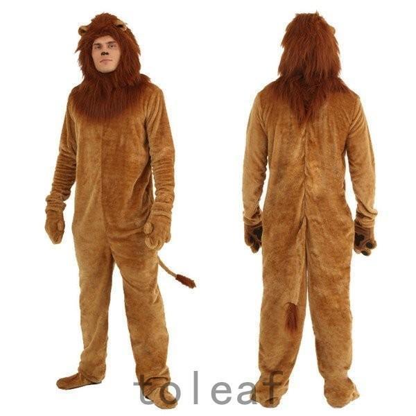 タイムセール】ハロウィン衣装 ライオン 着ぐるみ 品質