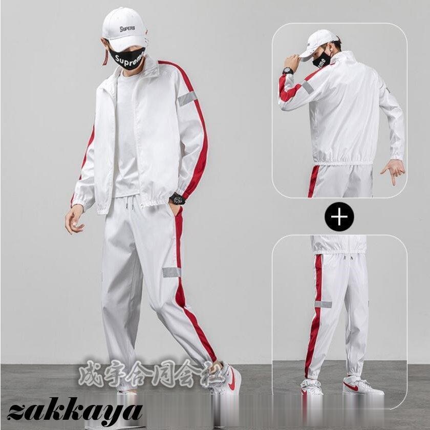 シャカシャカ ウインドブレーカー ジャケット メンズ セットアップ
