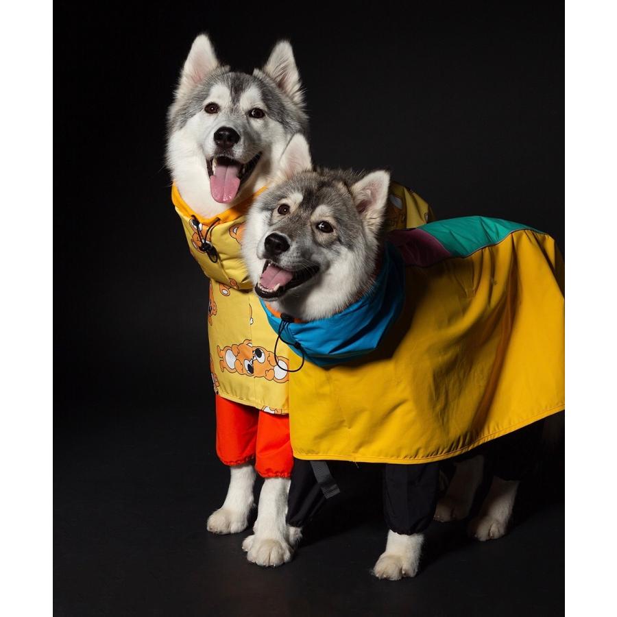犬レインコート防水おしゃれカラフルかわいい韓国ブランドandblank 防