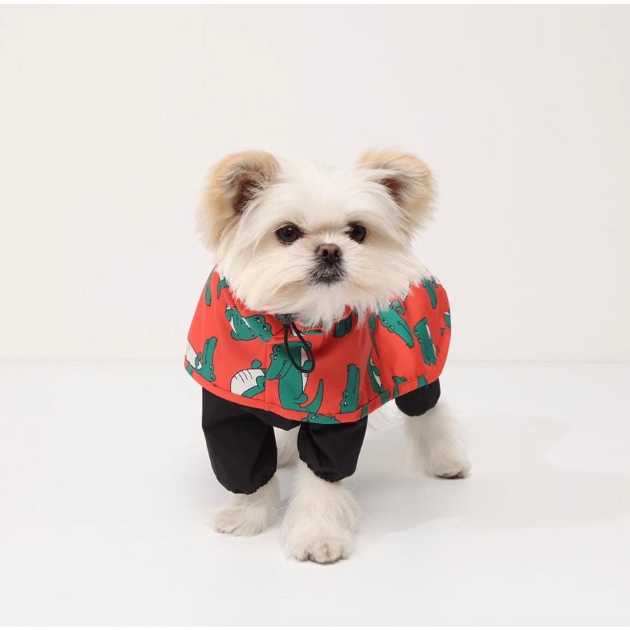 犬レインコート防水おしゃれカラフルかわいい韓国ブランドandblank 防