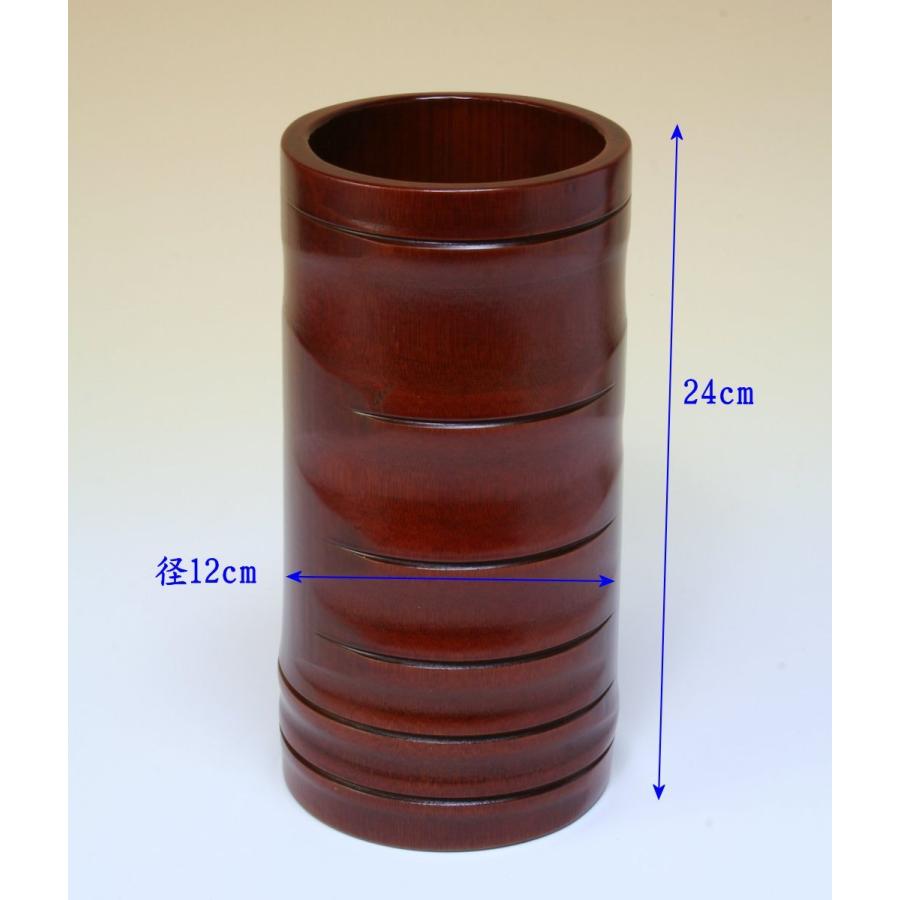 竹 花入れ 「根竹風花入れ 溜塗仕上げ」11-150 国産 大分県｜shuchikudo｜02