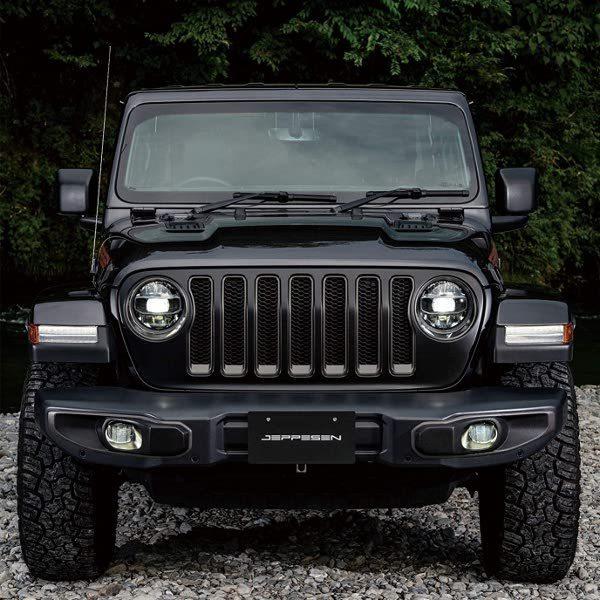 JEPPESEN フォグベゼル マットブラック/ガンメタフレーム（JL用） JEPPESEN ルビコニックフォグベゼル[マットブラック/ガンメタ