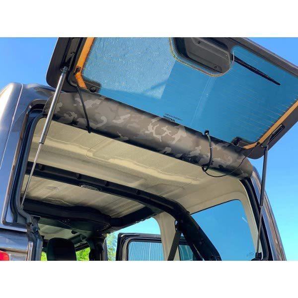 JEPPESEN リアガラス カモフラグレー ウエザーフード 雨避け