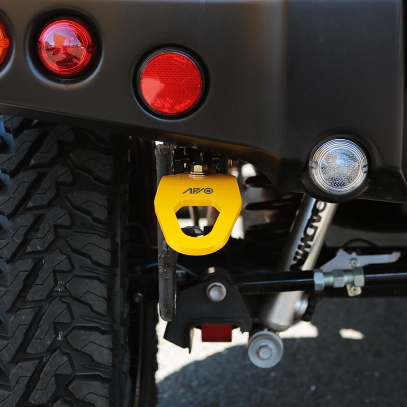 APIO（アピオ） タクティカルバンパー装着車用リア牽引フック・9mm厚