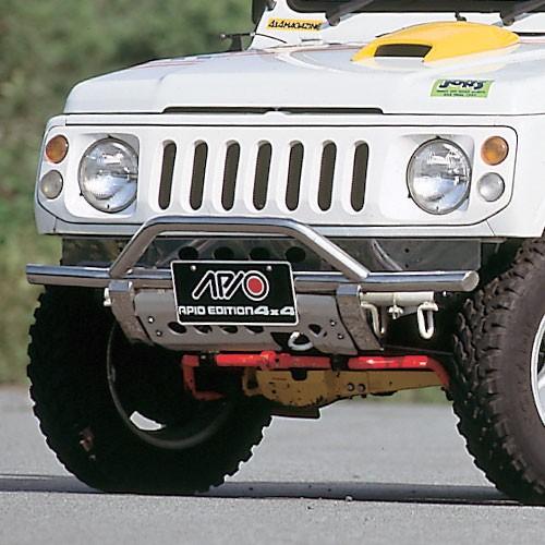 jb64 アピオ　猪狩りバンパー & IPFフォグ & フロントエプロン jb64 アピオ 猪狩りバンパー & IPFフォグ & フロントエプロン jb64