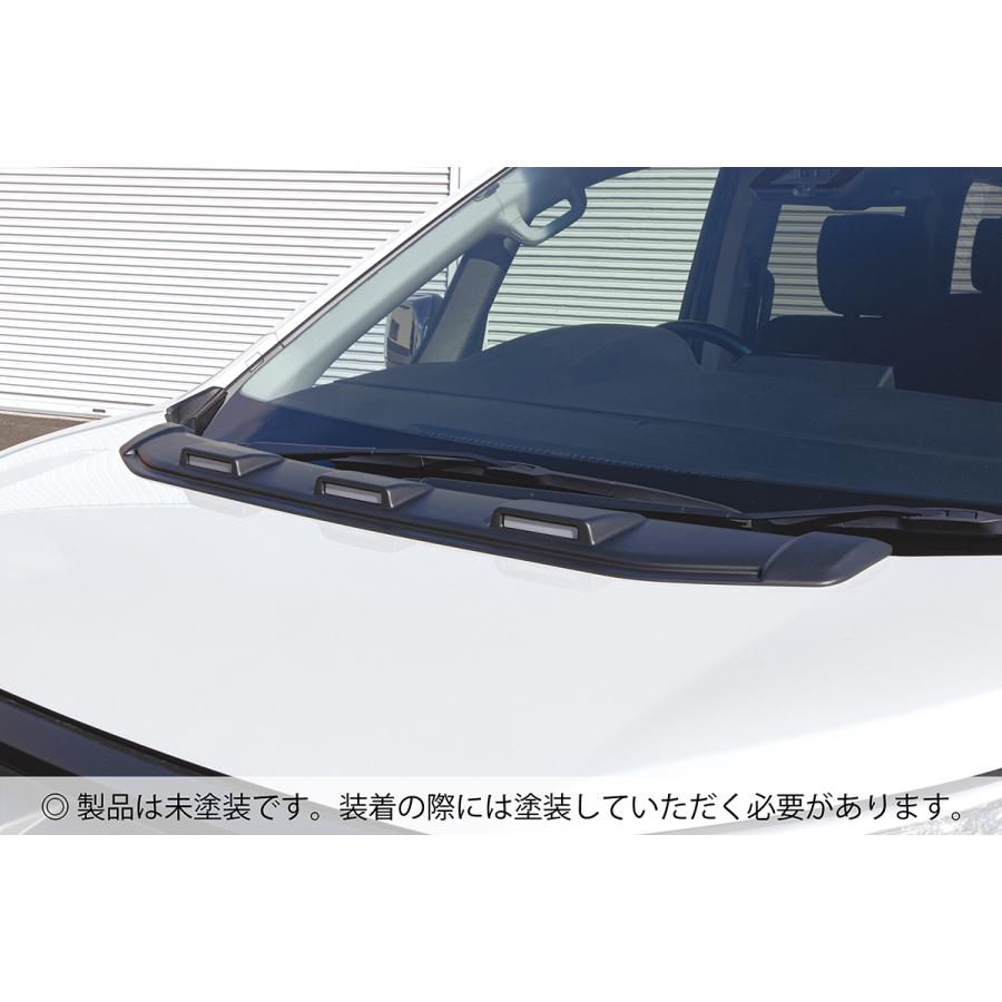 JAOS（ジャオス） ボンネットディフレクター 未塗装品 デリカ D:5 19+