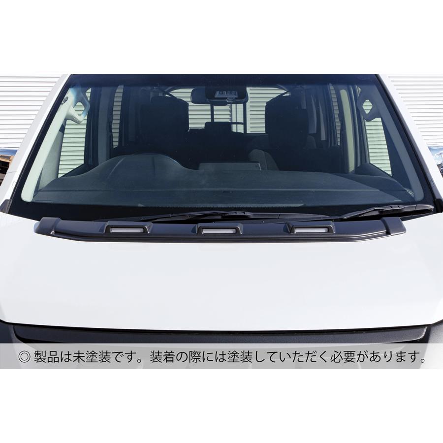 JAOS（ジャオス） ボンネットディフレクター 未塗装品 デリカ D:5 19+