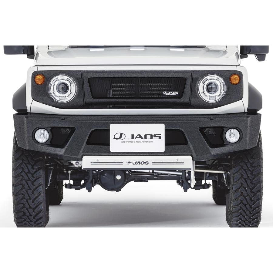 JAOS フロントスポーツカウル 塗装品 タフブラック ジムニー JB74系 JAOS（ジャオス） フロントスポーツカウル タフブラック ジムニー JB74