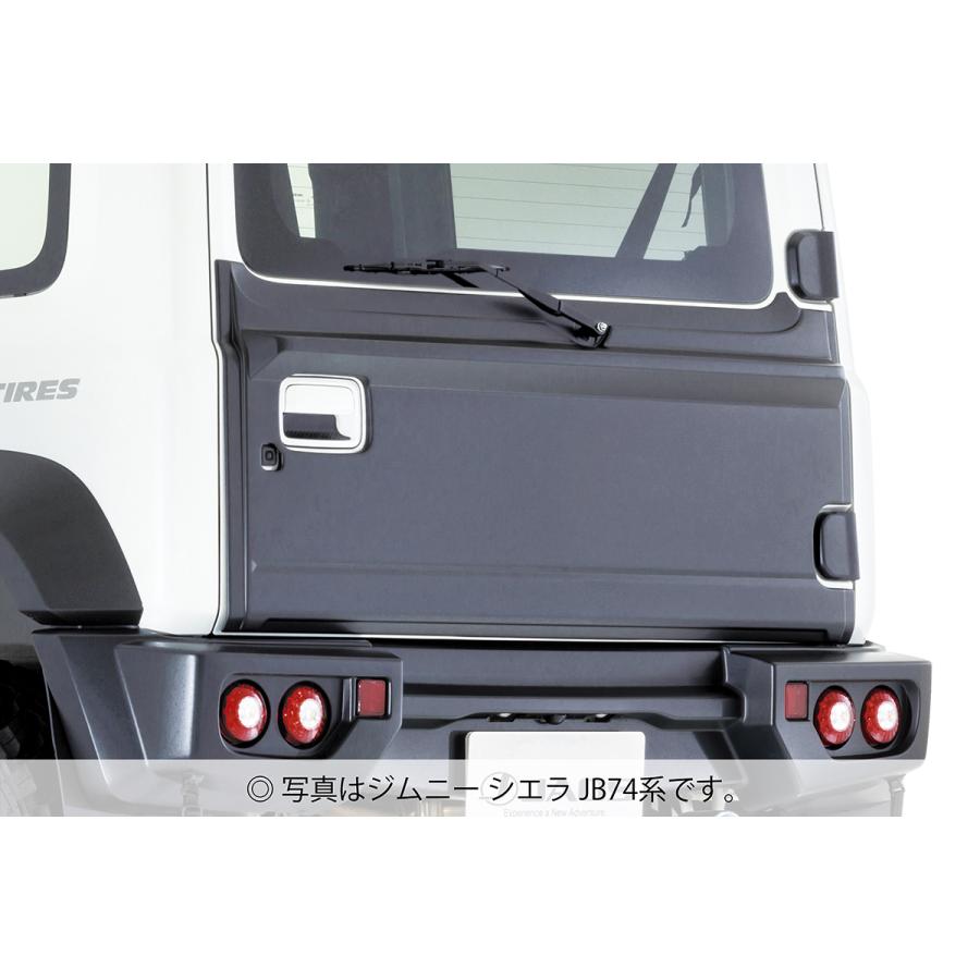JAOS リヤハッチパネル 塗装品 マットブラック ジムニー JB64系 JB74系 