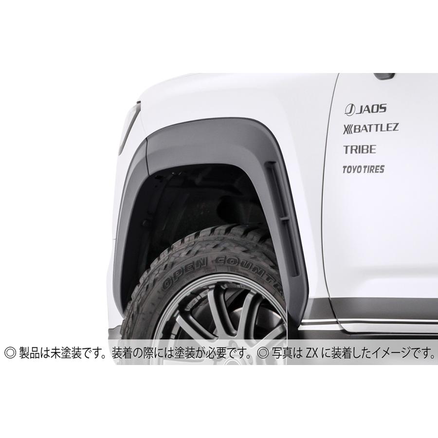 JAOS オーバーフェンダー type-S 未塗装品 ランドクルーザー 300系 GR SPORT｜shuei4wd｜06