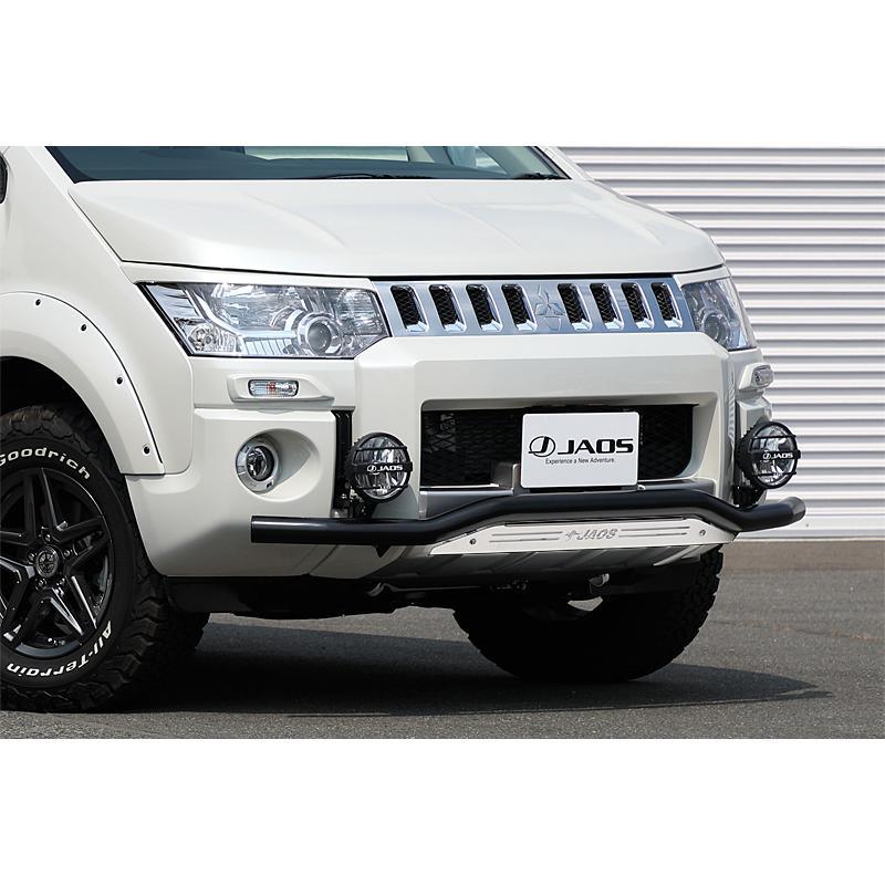JAOS フロントスキッドバー　D5 バンパーガード JAOS（ジャオス） フロントスキッドバー デリカ D:5 [18.04-] : シュー