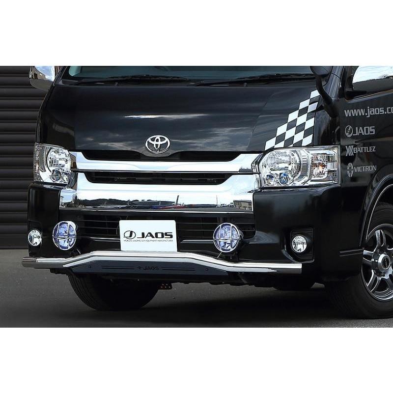 ハイエース200系6型標準仕様JAOS フロントスキットバー ジャオス(JAOS) フロントスキッドバー 200系ハイエース標準
