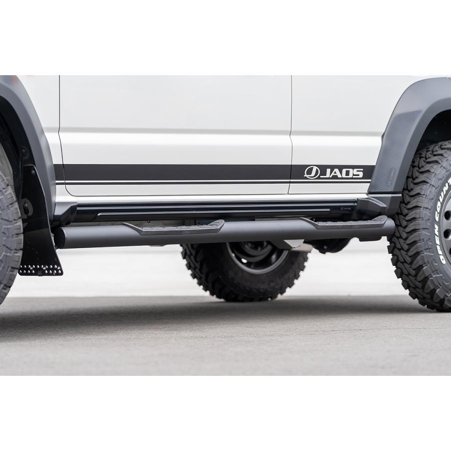 JAOS（ジャオス） サイドステップ ブラック ジムニー JC74系 : シュー
