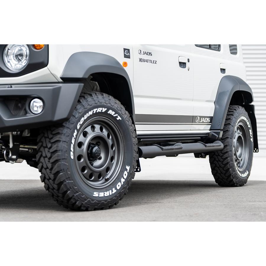 ジムニー専用 サイドステップ ブラック JAOS（ジャオス） サイドステップ ブラック ジムニー JC74系 : シュー