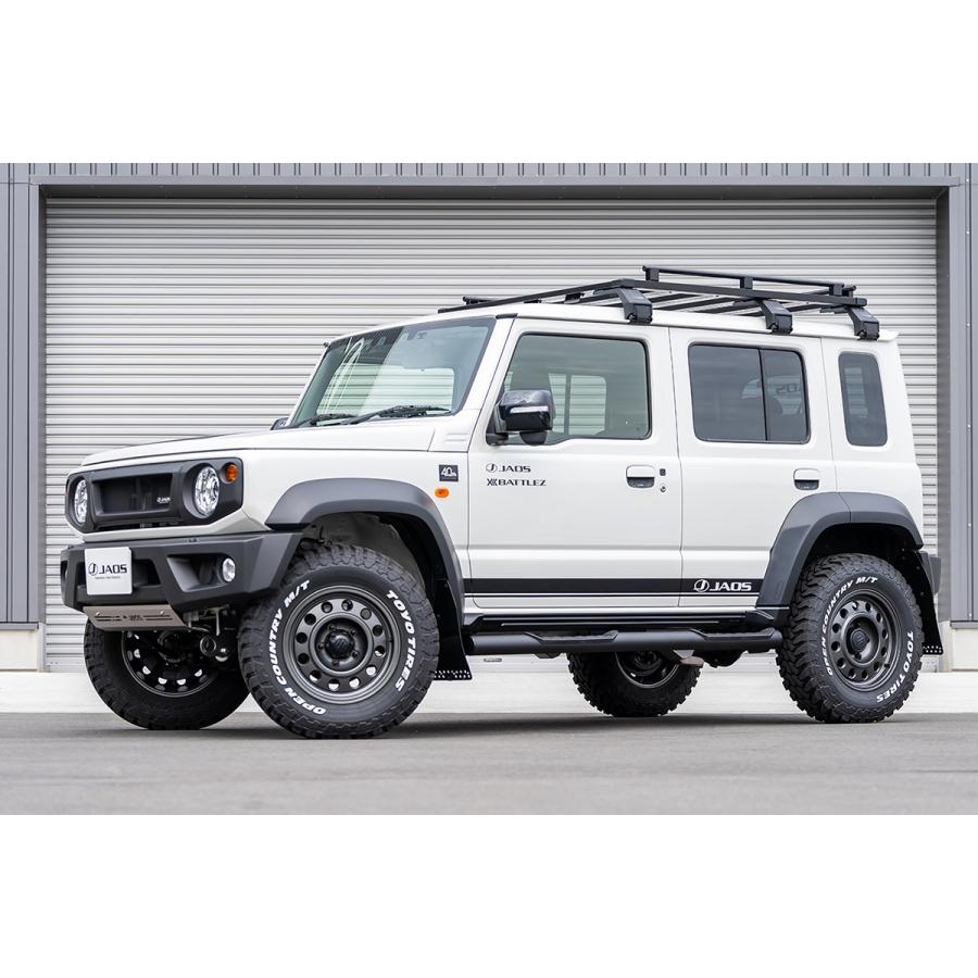 JAOS（ジャオス） サイドステップ ブラック ジムニー JC74系 : シュー