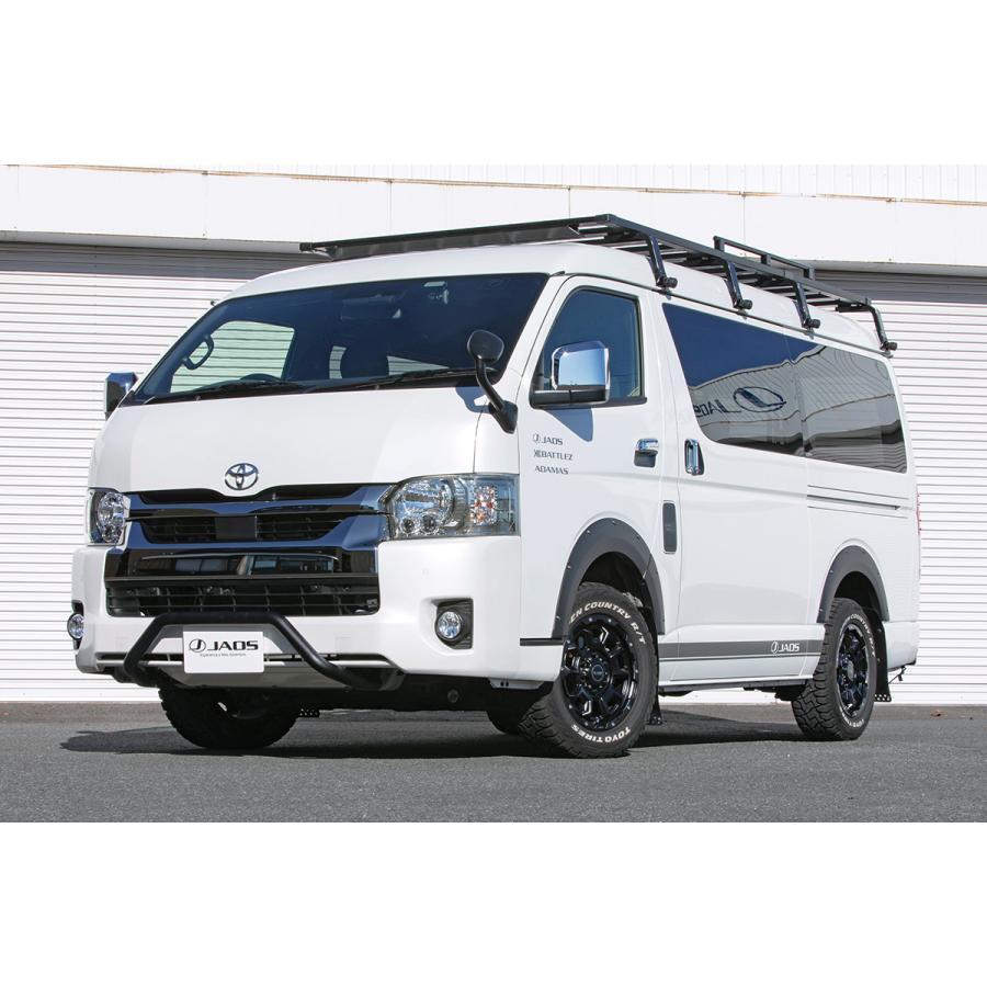 JAOS フロントブッシュバー ワイド3型〜 ハイエース 200系