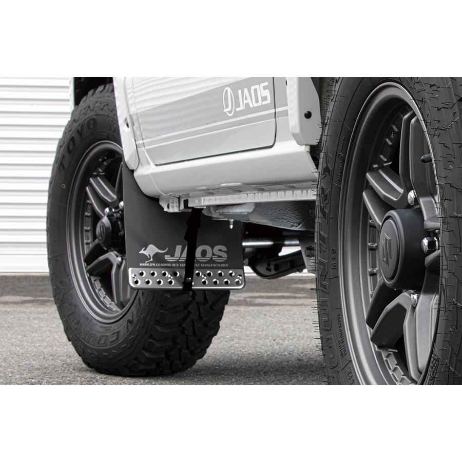 JAOS（ジャオス） マッドガードIII フロントセット ブラック スポーツ