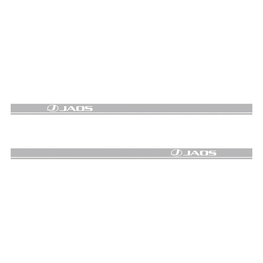 ＪＡＯＳステッカー サイドデカール シルバー 左右セット　在庫処分品　新品未開封 JAOS（ジャオス） サイドデカール シルバー : シューエイヤフー店