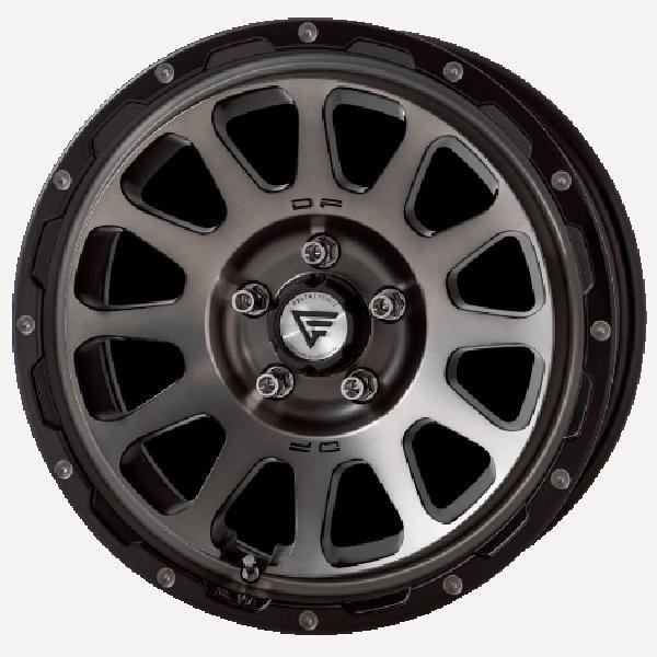 DELTA FORCE MONOBLOCK [17x7.0J+32 5-114.3] MAT SMOKE POLISH RAV4 デルタフォース