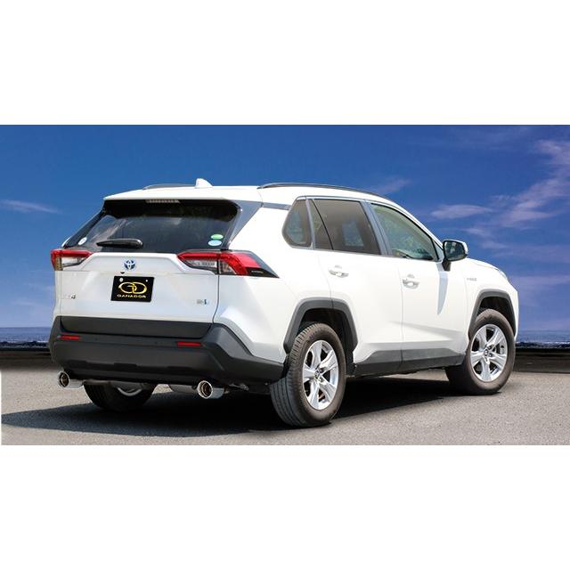 ガナドール 80ハリアー ガソリン車 2WD マフラー 純正バンパー用 rav4