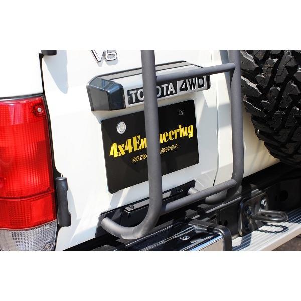 ランドクルーザー 70系 リアラダー アイバワークス製 美品 ランドクルーザー 70系 リアラダー アイバワークス製 美品