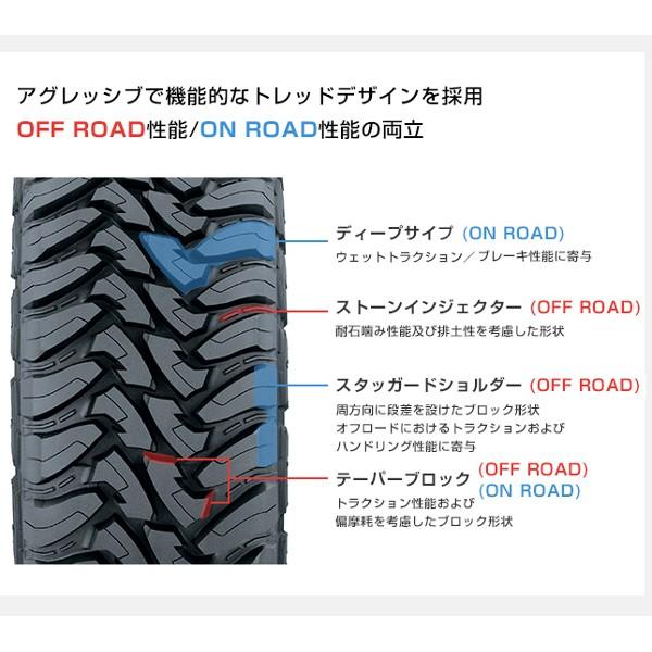 OPEN COUNTRY M/T 33X10.50R15 (4本セット) TOYO トーヨー オープン