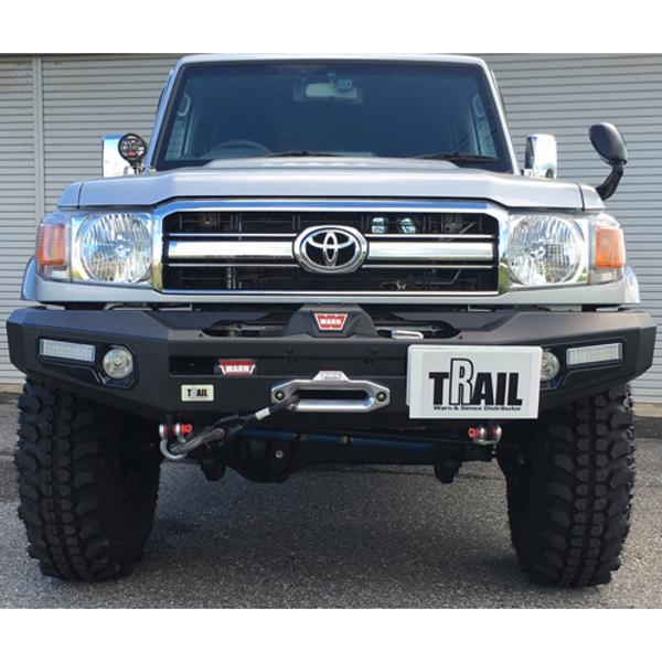 代引不可] TRAIL ランドクルーザー ウインチバンパーVerII 76用