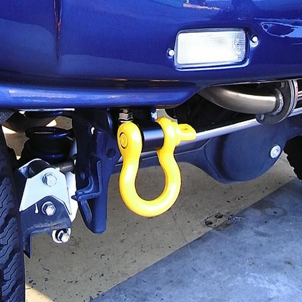 ウインズワークス JB23用リアシャックルブロック（イエローバウ